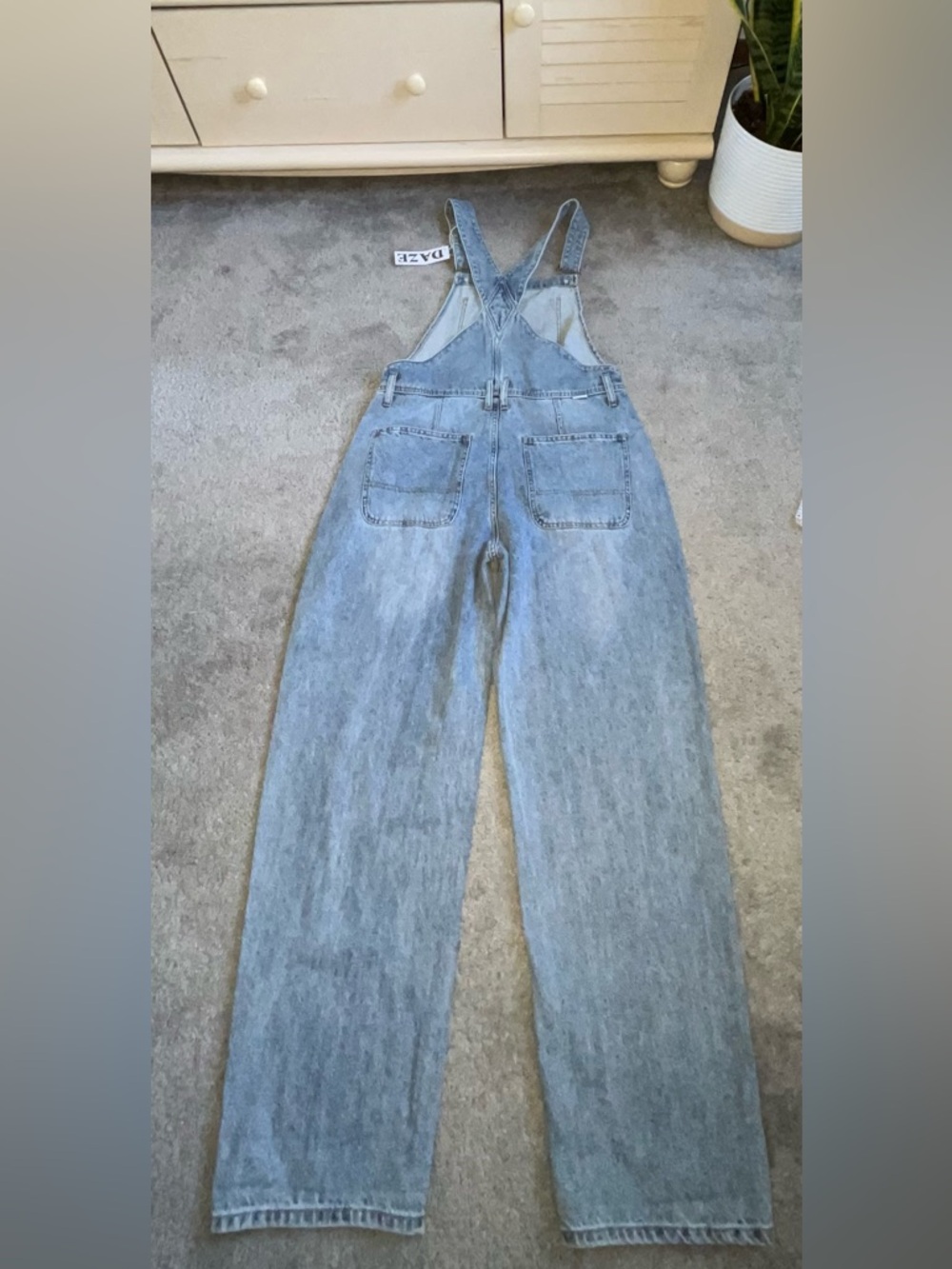 NWT DAZE Canyon Barrel Leg Overalls M - Picture 4 of 9